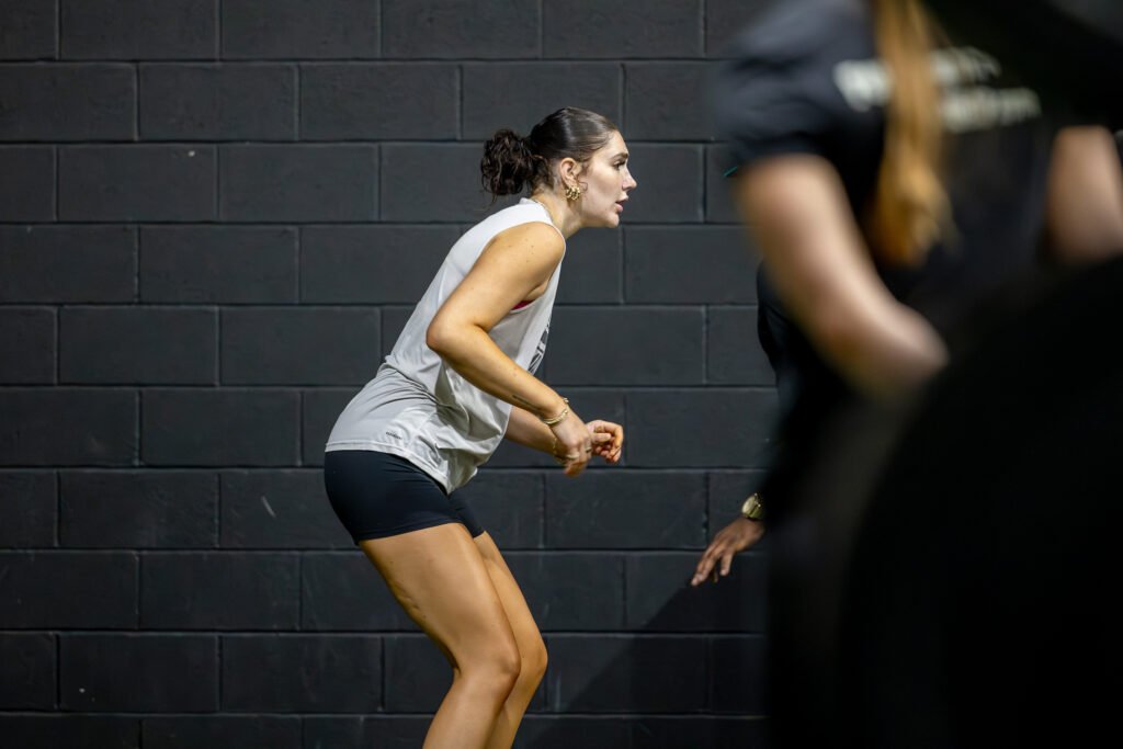 Virginia Vitesse works out with True AP in Chantilly, Virginia