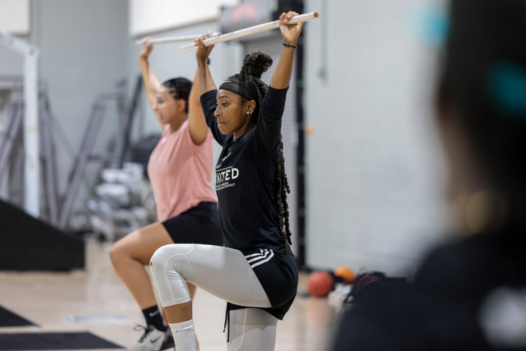 Virginia Vitesse works out with True AP in Chantilly, Virginia