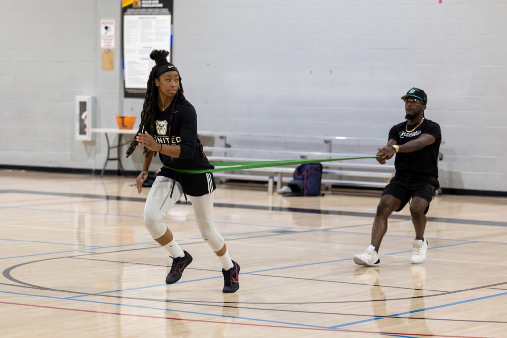 Virginia Vitesse works out with True AP in Chantilly, Virginia