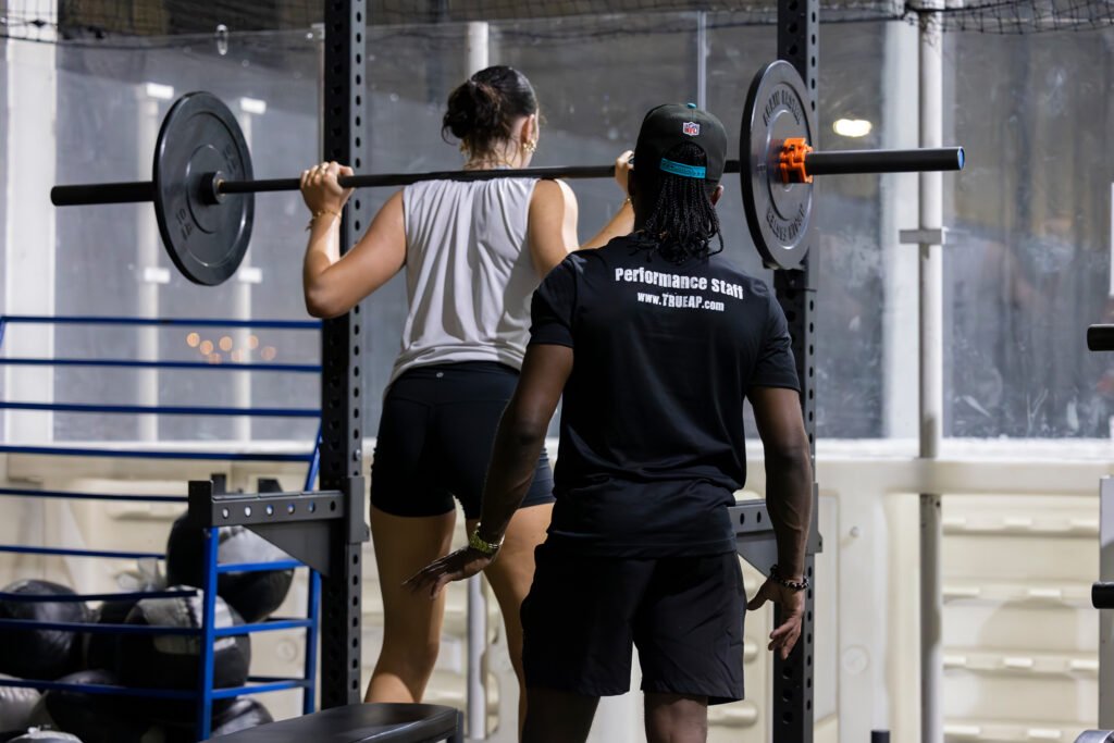 Virginia Vitesse works out with True AP in Chantilly, Virginia